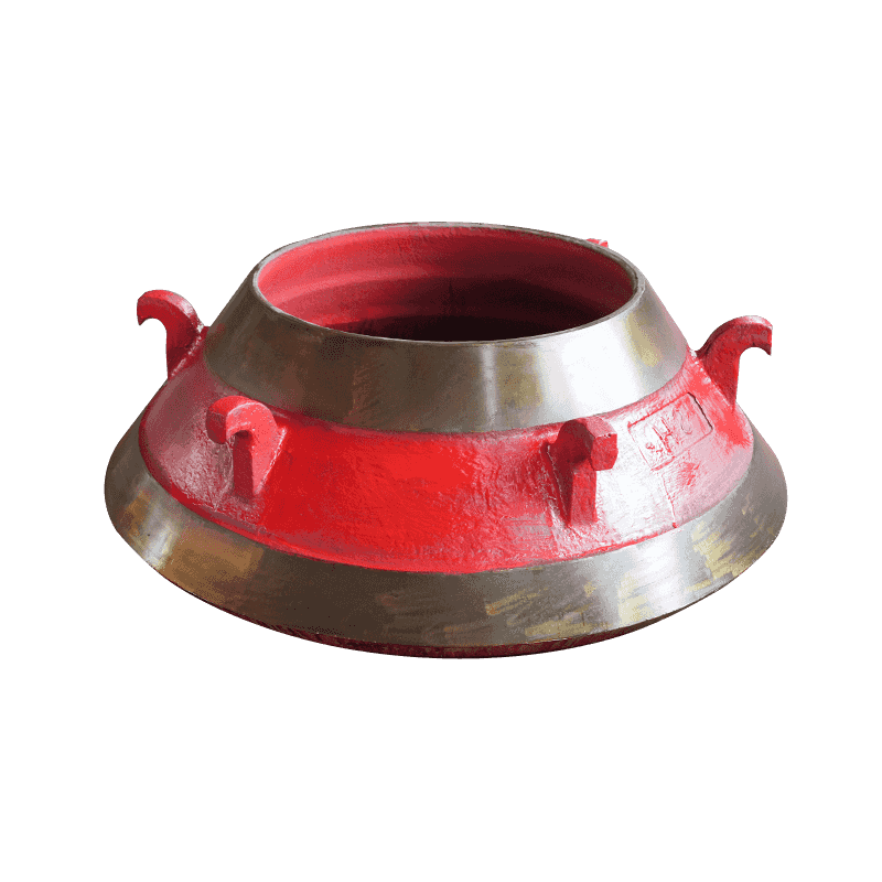 Mur de mortier en acier à haute teneur en manganèse de concasseur à cône