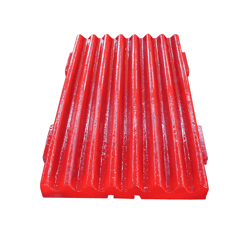 Plaque à mâchoires fixe en acier à haute teneur en manganèse pour concasseur à mâchoires