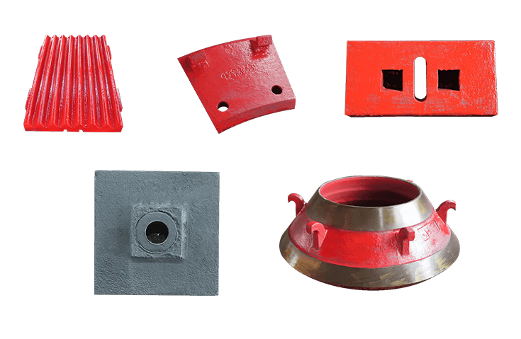 Pièces moulées en acier à haute teneur en manganèse