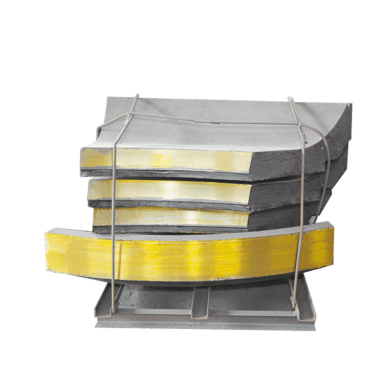 Revêtement à haute teneur en chrome pour concasseur à percussion